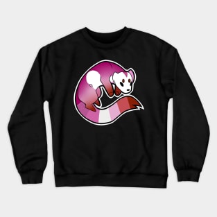 Ferret Lesbian Pride Crewneck Sweatshirt